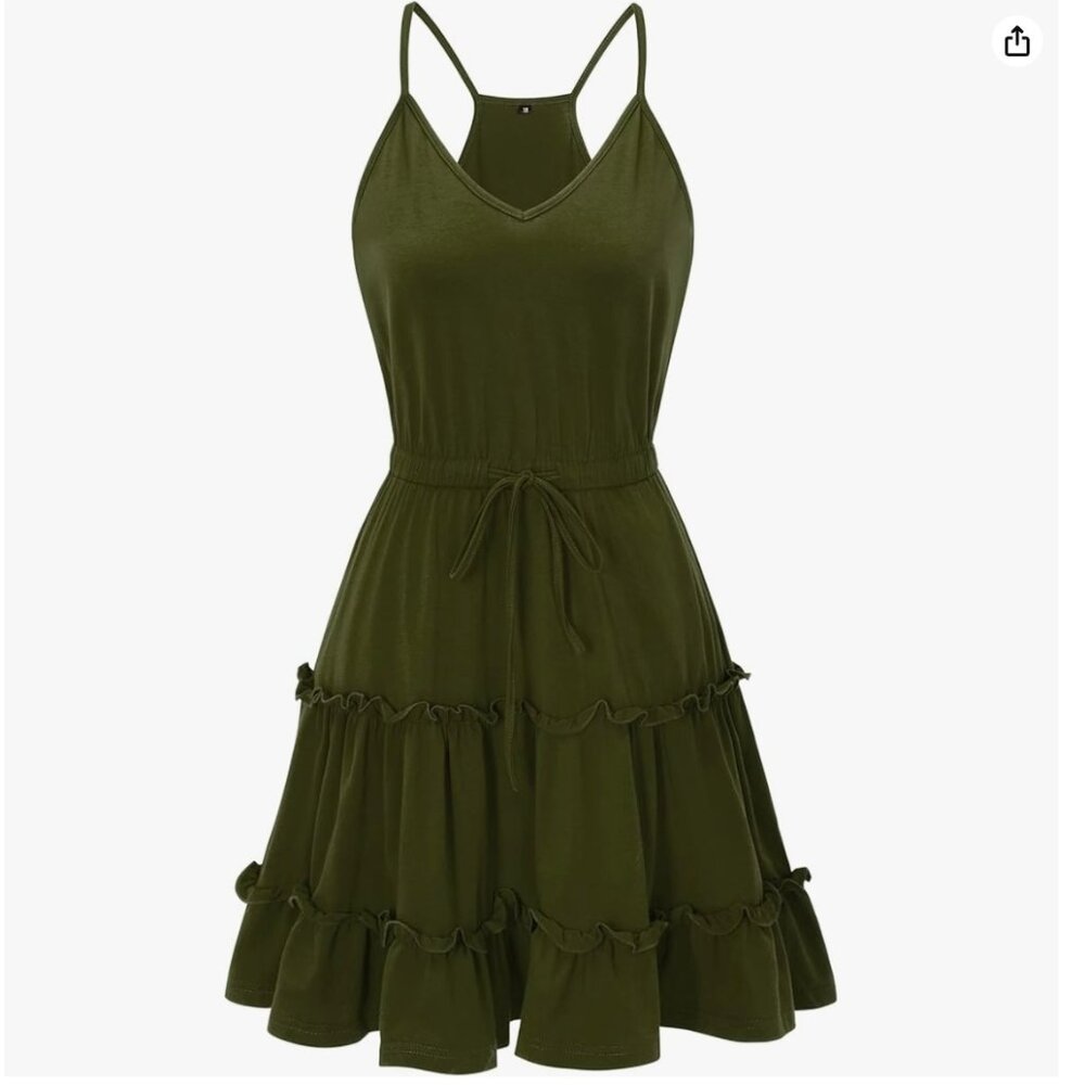 Boho Chic Spaghetti Strap Mini Dress - Perfect for Beach Vacations! - Picture 5 of 10
